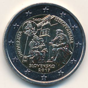 Slovakia, 2 euro, 2017