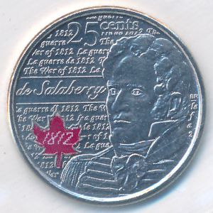Canada, 25 cents, 2013