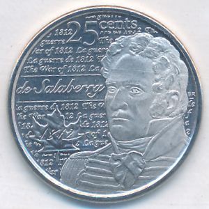 Канада, 25 центов (2013 г.)