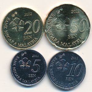 Малайзия, Набор монет (2012 г.)