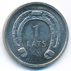 Латвия, 1 лат (2010 г.)
