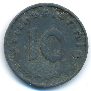 Третий Рейх, 10 рейхспфеннигов (1944 г.)
