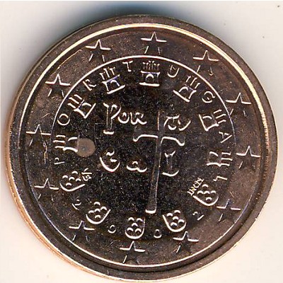Португалия, 2 евроцента (2002–2014 г.)