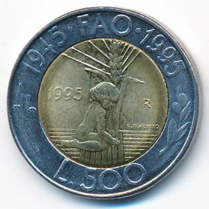 Сан-Марино, 500 лир (1995 г.)