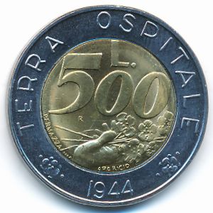 Сан-Марино, 500 лир (1991 г.)