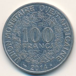 Западная Африка, 100 франков (2014 г.)
