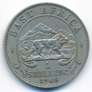 Восточная Африка, 1 шиллинг (1948 г.)