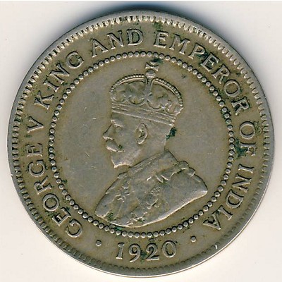 Ямайка, 1 пенни (1914–1928 г.)