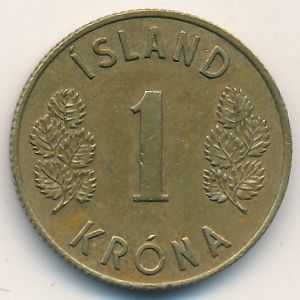Исландия, 1 крона (1959 г.)