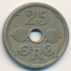 Дания, 25 эре (1924 г.)