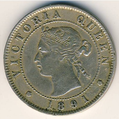 Jamaica, 1/2 penny, 1869–1900