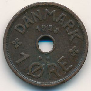 Дания, 1 эре (1928 г.)