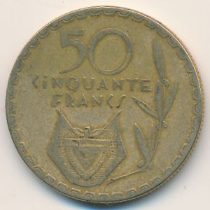 Руанда, 50 франков (1977 г.)