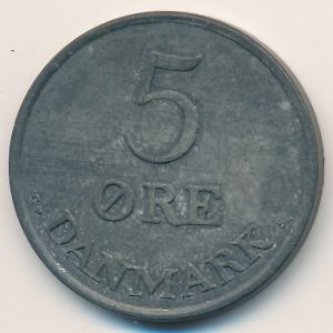 Дания, 5 эре (1960 г.)