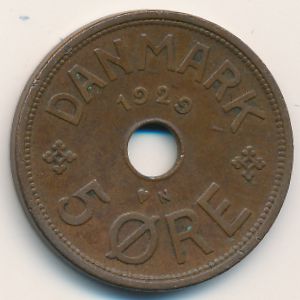 Дания, 5 эре (1929 г.)