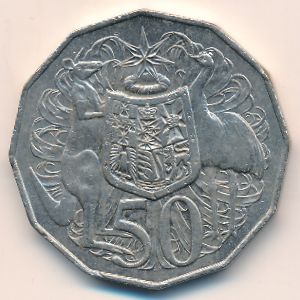 Австралия, 50 центов (1981 г.)