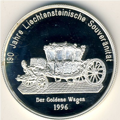 Liechtenstein, 20 euro, 1996