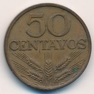 Portugal, 50 centavos, 1978