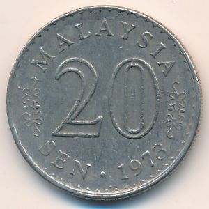 Малайзия, 20 сен (1973 г.)
