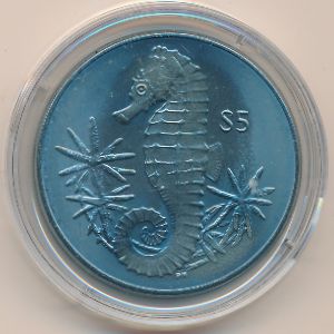 Виргинские острова, 5 долларов (2014 г.)
