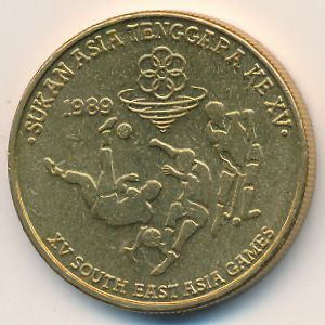 Малайзия, 5 ринггитов (1989 г.)