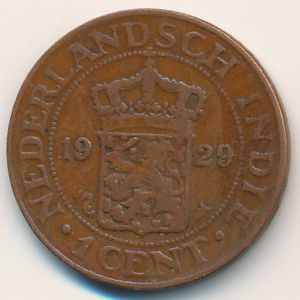 Нидерландская Индия, 1 цент (1929 г.)