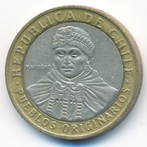 Chile, 100 pesos, 2009
