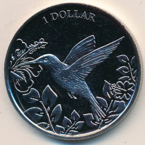 Виргинские острова, 1 доллар (2017 г.)