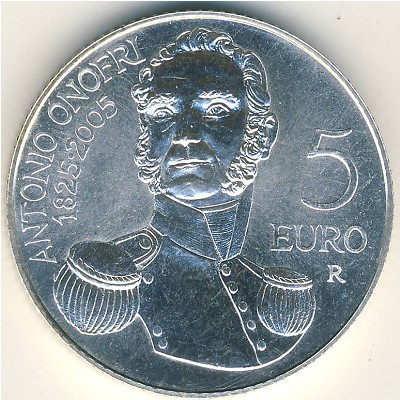 Сан-Марино, 5 евро (2004–2005 г.)