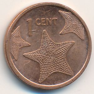 Багамские острова, 1 цент (2009 г.)