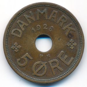 Дания, 5 эре (1928 г.)