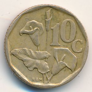 ЮАР, 10 центов (1993 г.)