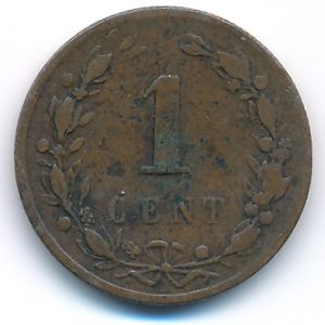 Нидерланды, 1 цент (1878 г.)