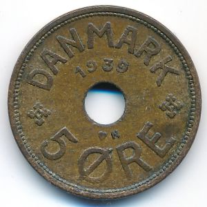 Дания, 5 эре (1939 г.)