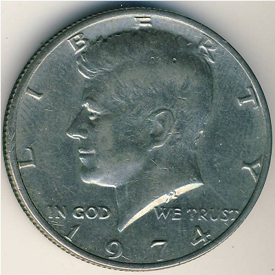 США, 1/2 доллара (1971–1975 г.)