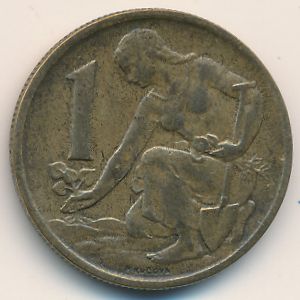 Czechoslovakia, 1 koruna, 1962