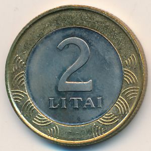 Литва, 2 лита (1998–2013 г.)