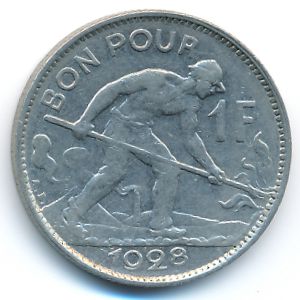 Luxemburg, 1 franc, 1928
