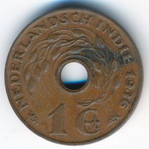 Нидерландская Индия, 1 цент (1936 г.)