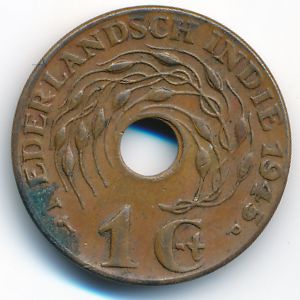 Netherlands East Indies, 1 cent, 1945