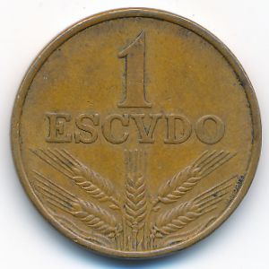 Portugal, 1 escudo, 1973