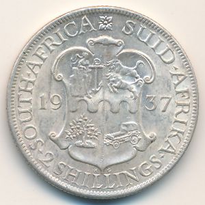 ЮАР, 2 шиллинга (1937 г.)