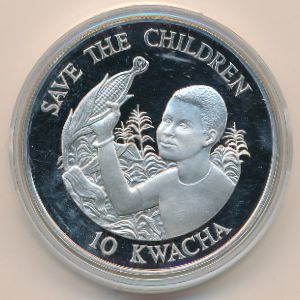 Замбия, 10 квача (1989 г.)