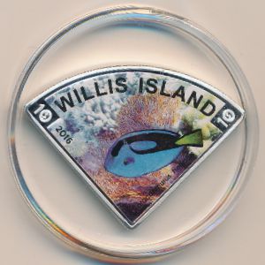 Остров Уиллис., 10 долларов (2016 г.)