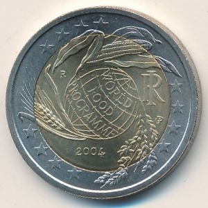 Италия, 2 евро (2004 г.)