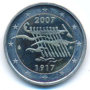 Финляндия, 2 евро (2007 г.)
