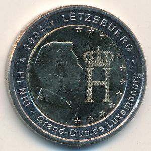 Люксембург, 2 евро (2004 г.)