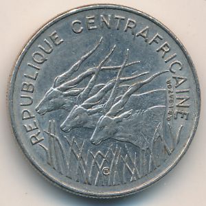 Центральная Африка, 100 франков (1972 г.)