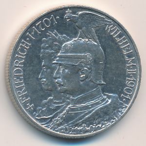 Пруссия, 2 марки (1901 г.)