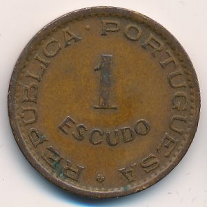 Mozambique, 1 escudo, 1957
